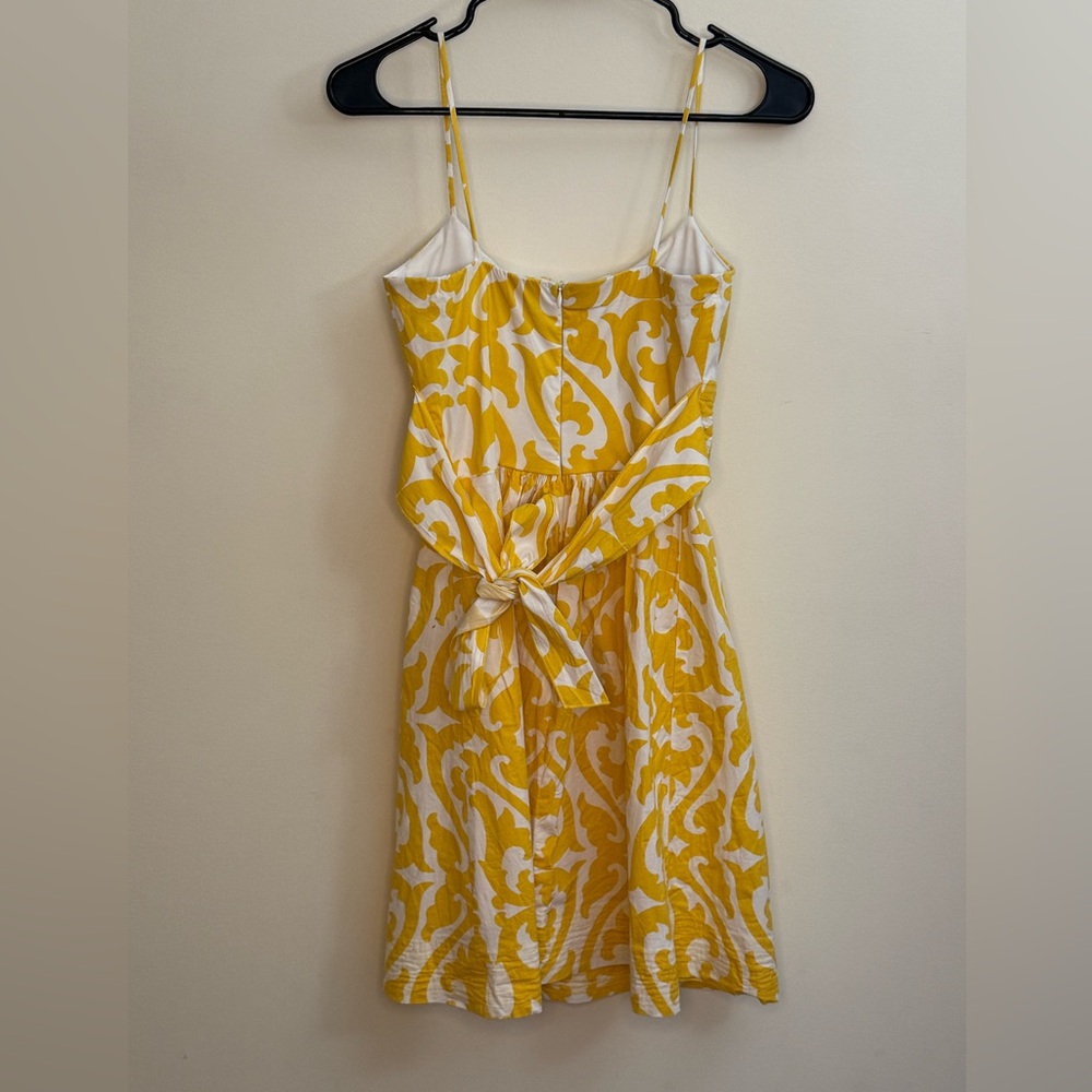 {B. darlin}-Size 5/6-Yellow and White Patterned Dress - Picture 2 of 6